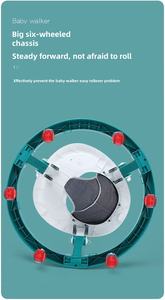 עוזר ווקר, עוזר ווקר מסביב אנחנו הולכים תינוק ווקר עם גלגלים אטומים לרעש - Product Image 6