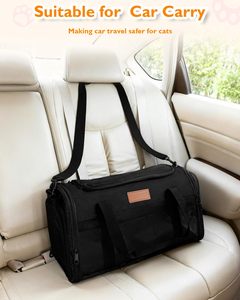 <span class=keywords><strong>Mochila</strong></span> de Viaje <span class=keywords><strong>para</strong></span> Mascotas Oxford de Lujo, Cuadrada, Plegable, Resistente, Transpirable, con Cierre de Cremallera, Clásica, <span class=keywords><strong>para</strong></span> <span class=keywords><strong>Perros</strong></span> y Gatos, Venta al Por Mayor - Product Image 5