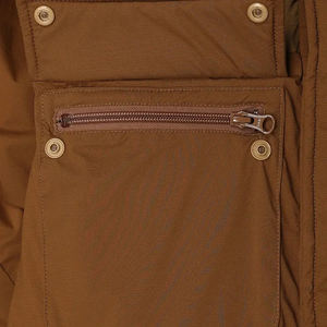 Vente de gros Tissu en toile Veste matelassée d'hiver pour hommes personnalisée OEM Manteau bulle en duvet épais chaud avec col montant - Product Image 5