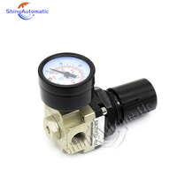 Régulateur de pression d'air AR2000 avec manomètre, filtre FRL pneumatique, composant réglable pour traitement de l'air, vanne de réduction