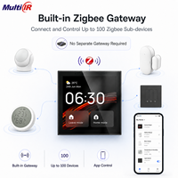 Système de maison intelligente Tuya, panneau de commande central de 4 pouces, écran tactile, passerelle Zigbee, panneau multifonctionnel avec Alexa intégré