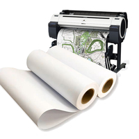 Producto caliente precio de fábrica Cad dibujo A1 rollo de papel blanco o de color A4 rollo de papel de calco