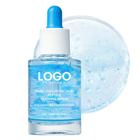 Sérum Visage Anti-Rides Bio FATAZEN à Marque Blanche, Peptides et Acide Hyaluronique, Huile Réparatrice, Produits Naturels de Soin de la Peau