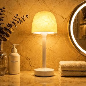 Atmosphere Dimmable Touch Control <b>USB</b> Rechargeable Cordless <b>Night</b> <b>Light</b> RGB Ocean Wave Projector Table Lamp Water Ripple Shower - Product Image 1