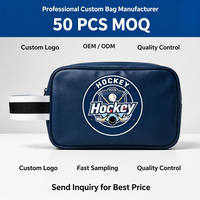 Sac d'accessoires de hockey en gros pour les distributeurs avec logo personnalisé et couleurs d'équipe