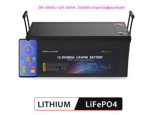 Best Selling <b>Battery</b> 12V <b>24V</b> 48V 100Ah 200Ah 300Ah 400Ah Lithium Ion <b>Battery</b> Deep Cycle Lithium Iron Phosphate <b>Battery</b> LFP12100 - Product Image 4