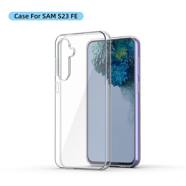 Ultra Thin TPU Eco-friendly Shockproof Wireless Charging Case for for S23 S22 S21 Note 20 Ultra 10 Plus Clear