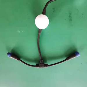 2024 mới được 3D bóng chuỗi đường kính 51mm giáng sinh màu sắc ánh sáng sân khấu thay đổi hiệu ứng ánh sáng cho trang trí đám cưới - Product Image 4