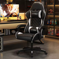 Chaise de jeu pour joueur avec repose-pieds, nouvelle conception, fabriquée par un fabricant direct OEM, pour les professionnels du e-sport et les joueurs de course