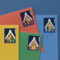Estampillas Postales al por Mayor, Paquete de 100 Estampillas para Correspondencia, Estampillas Postales de EE. UU., Navidad 2016, Nativity, Stock Local de EE. UU.