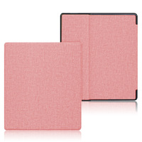 Grosir casing e-reader Kindle gaya baru untuk Kindle Oasis 1 2 3 kain kedap air otomatis tidur Filo berdiri casing belakang lembut