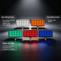 Nouvelle lampe LED 12V 24V à clignotement fixe et stroboscopique, feu de brouillard, feu de position latéral pour camion, clignotant, feu de dégagement, feu de signalisation de sécurité pour camion et remorque