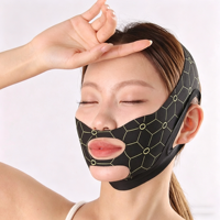 Ceinture de lifting facial en V, personnalisable avec logo, respirante et réutilisable, pour le lifting du menton et des joues, pour salons et grossistes en produits de beauté
