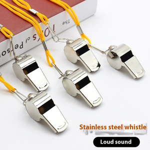 Sifflet d'arbitre de football et de basketball professionnel portable avec logo personnalisé, sifflet sportif en métal pour les sports et les jeux - Product Image 6