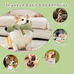 2025ใหม่ของเล่นสุนัขแบบมีเสียงร้องและเคลื่อนไหวแบบโต้ตอบของเล่นตุ๊กตาสำหรับสัตว์เลี้ยงก้าวร้าวทนทานไม่สามารถทำลายได้ - Product Image 2