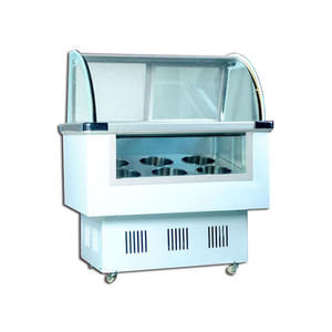 10ボックスアイスクリームチェストフリーザーシングル温度カウンタートップジェラートディスプレイフリーザー - Product Image 1
