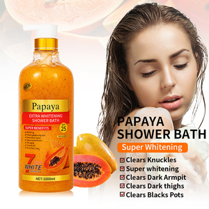 Sabun Mandi Organik Alami 1000ml Grosir, 24K Gold Kunyit Asam Kojic & Vitamin C Pepaya - Product Image 3