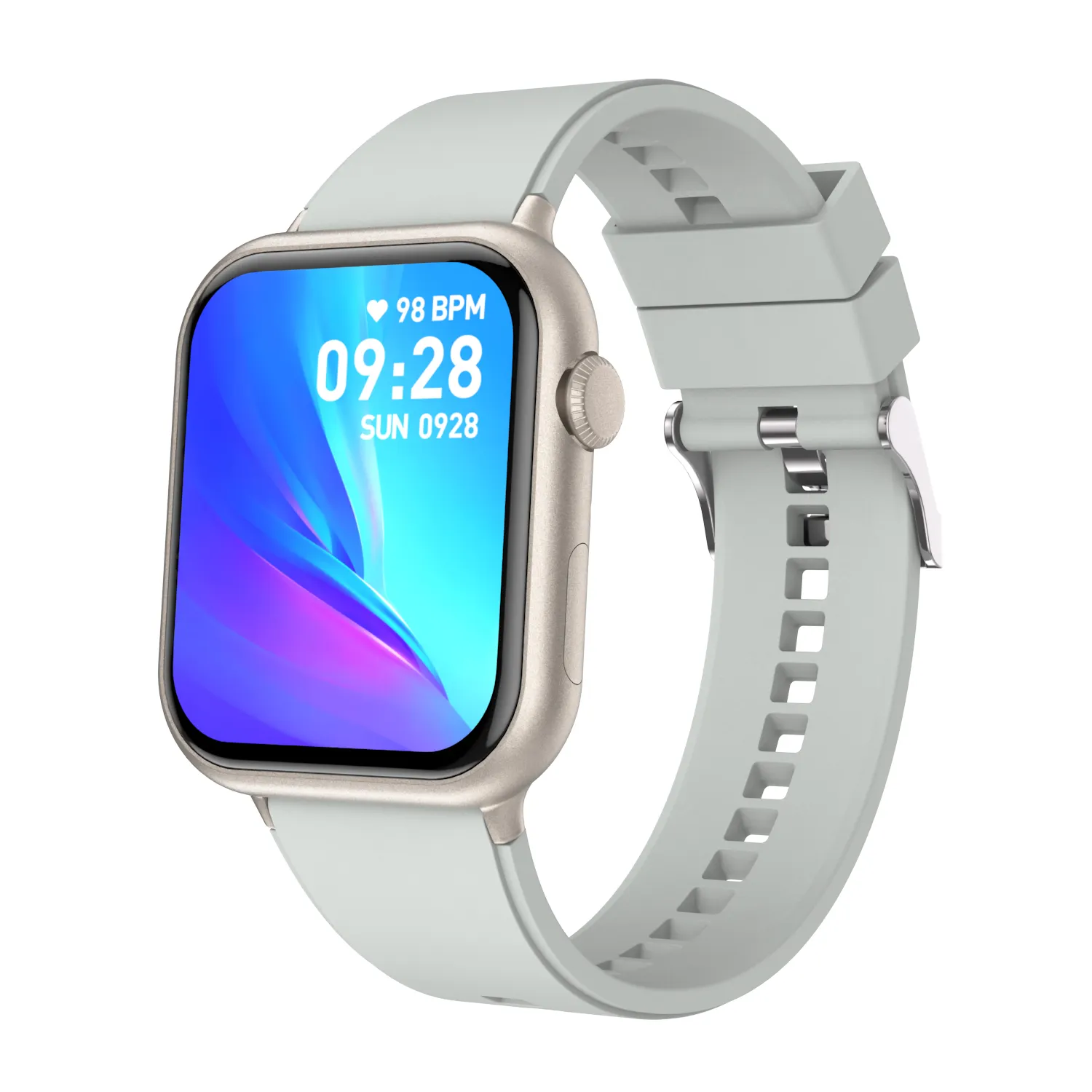 M34 Smart Watch Sport Zink-Armbandgehäuse ultra-dünne 8-teilige Benutzeroberfläche 2,01 Zoll mehr Gesundheitsmonitor-Modus BT Sport intelligente Armbänder