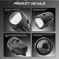 VAHID Phare antibrouillard de qualité supérieure, projecteur antibrouillard Bi LED de 2 pouces, phares antibrouillard étanches pour voiture Toyota Honda Ford Nissan