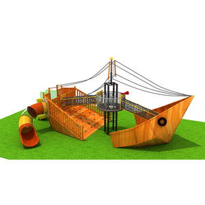 Parque Infantil Comercial de Madera para Exteriores, Parque Infantil al Aire Libre para Niños - Product Image 5