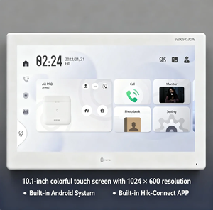 Hikvision DS-KH9510-WTE1(B) Estación Interior Todo <span class=keywords><strong>en</strong></span> Uno con Pantalla Táctil de 10.1 Pulgadas, Videoportero Android, Hik-Connect, Alimentación PoE, ABS - Product Image 5