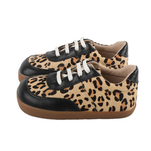 Chaussures pieds nus avec logo personnalisé Zero Drop Walking Chaussures en cuir Baskets pour enfants Vente en gros - Product Image 5