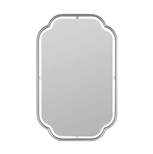 Miroir mural élégant à coins encastrés, cadre fin, grand rectangle pour salon, entrée, chambre, décoration intérieure, vente en gros - Product Image 5