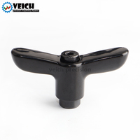 Aluminum Alloy Double Arm Fastener with T-Adjustable Handle Butterfly Knob Clamping Rod