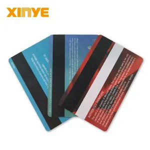 Cheap price custom logo full color printing Hico 2750OE PVC blank MIFARE chip programmable magnetic stripe key card for business