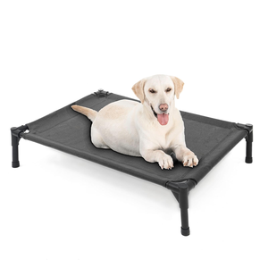 Lit pour chien moderne en maille, surélevé, luxueux, rafraîchissant, antidérapant, amovible, lavable, durable - Product Image 1