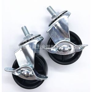 <b>Swivel</b> Caster With Brake 50mm Nylon Wheel For Furniture Use Durable - Product Image 2
