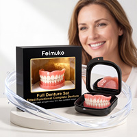 Prothèse Dentaire Complète Fonctionnelle Feimuko pour Adultes - Kit de Beauté Dentaire pour Modifier les Espaces Interdentaires et Améliorer l'Esthétique du Sourire