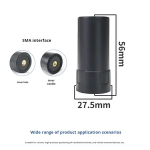 เสาอากาศ GNSS แบบสี่แขนเกลียว ความถี่เจ็ดระดับ ZED-F9P สำหรับติดตั้งบนยานพาหนะโดรน ระบบนำทาง GPS RTK แบบดิฟเฟอเรนเชียล วัสดุ ABS ZED-F9P - Product Image 3