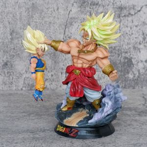 Hot bán Mô hình đồ chơi nổi tiếng Dragon balls 17cm cơ bắp loạt thủ công mỹ nghệ tuyên bố sáng mắt Rage brolie <span class=keywords><strong>VS</strong></span> Goku Hot hình - Product Image 5