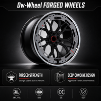 Jantes en alliage forgé DW compatibles avec Mercedes G63 AMG 20 22 24 pouces 5x120, jantes concaves profondes noires, OEM ODM, fabrication directe en usine, approvisionnement en gros