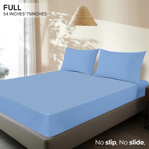 Ultra Soft 100% Cotton <strong>Single</strong> <strong>Fitted</strong> <strong>Sheet</strong> Double Brushed Fade Resistance Eco-Friendly Hospital Hotel Home - Product Image 6