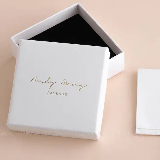 White box with lid white jewelry box packaging,gourmet gift box magnetic,velvet jewelry box large square boxes with lids