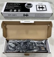 Support mural inclinable pour téléviseur, capacité maximale 40 kg, compatible avec les écrans de 15 à 42 pouces, profil bas 50 mm, acier laminé à froid, personnalisation OEM