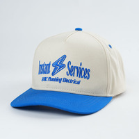 Gorra de béisbol con bordado 3D de algodón de 5 paneles personalizada de alta calidad para exteriores un estilo de Marco con borde curvo