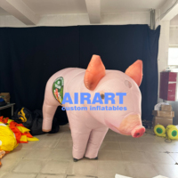 Costume de cochon gonflable Offre Spéciale costume d'animal gonflable costume de dessin animé