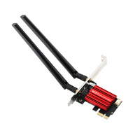 Adaptador Wi-Fi PCI-E, Tarjeta Wi-Fi PCIE, Adaptador de Red Inalámbrica para PC, Tarjeta PCIe WiFi5