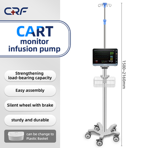 CRF tinggi dapat disesuaikan infusi berdiri botol seluler berdiri tetes berdiri CA15Z149 troli medis untuk model yang berbeda - Product Image 1