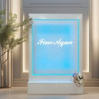Fontaine d'intérieur moderne en acrylique de haute qualité avec cascade, télécommande sans fil pour décoration de mariage, prix direct usine