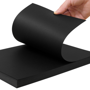 Papel Negro Premium para Manualidades, <span class=keywords><strong>Cartulina</strong></span> Negra Gruesa <span class=keywords><strong>A3</strong></span> A4 300gsm, Doble Cara Sin Recubrimiento, Impresión Láser, Cartón Negro para Manualidades al por Mayor - Product Image 4