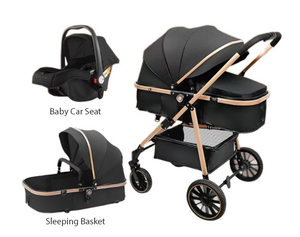 Baby <strong>Stroller</strong> 3 In Luxury Baby <strong>Stroller</strong> 3 In 1 Folding Bi-directional