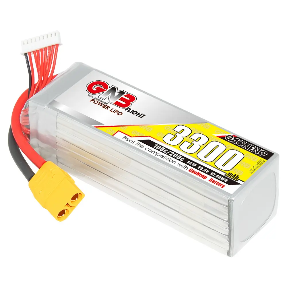 GNB Pin Lipo HV 8S 100C 29.6V 3300MAh Cho Máy Bay Trực Thăng Điều Khiển Từ Xa Điều Khiển Từ Xa FPV Thuyền Phụ Tùng Điều Khiển Từ Xa UAV Với Phích Cắm XT60 XT90 T