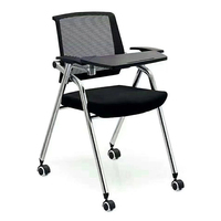 Chaise pliante multifonction pour enfants, siège scolaire, mobile, avec tapis d'écriture, roulettes
