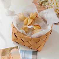 Snacks asiatiques Vente chaude de biscuits de fortune croustillants sucrés avec des messages de bénédiction emballés individuellement