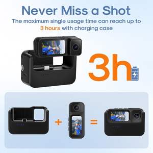 Mini Cámara Corporal con Pantalla Táctil LCD de 1.47 Pulgadas, Sensor CMOS 2.7K, Cámara de Acción con Audio y Video, Tamaño de Pulgar, POV, Manos Libres - Product Image 6