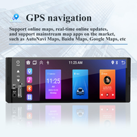 Radio FM Universal para Auto de 6.86 Pulgadas, Reproductor de Video, Android 10.1, Estéreo para Auto, Navegador GPS